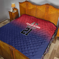 Cayman Islands Cricket Custom Quilt Classic Coat of Arms Sporty - Wonder Print Shop