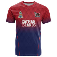 Cayman Islands Cricket Custom T Shirt Classic Coat of Arms Sporty - Wonder Print Shop