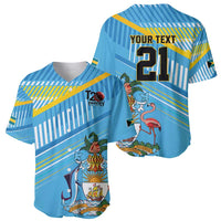 The Bahamas Cricket Custom Baseball Jersey Marlin Flamingo Come On Bahamian - Wonder Print Shop