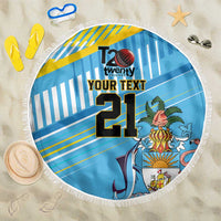 The Bahamas Cricket Custom Beach Blanket Marlin Flamingo Come On Bahamian - Wonder Print Shop