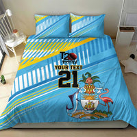 The Bahamas Cricket Custom Bedding Set Marlin Flamingo Come On Bahamian - Wonder Print Shop