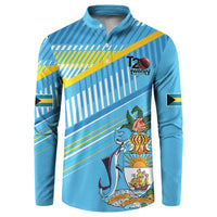 The Bahamas Cricket Custom Button Sweatshirt Marlin Flamingo Come On Bahamian - Wonder Print Shop