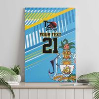 The Bahamas Cricket Custom Canvas Wall Art Marlin Flamingo Come On Bahamian - Wonder Print Shop