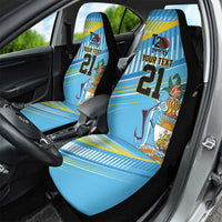 The Bahamas Cricket Custom Car Seat Cover Marlin Flamingo Come On Bahamian - Wonder Print Shop