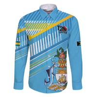 The Bahamas Cricket Custom Family Matching Short Sleeve Bodycon Dress and Hawaiian Shirt Marlin Flamingo Come On Bahamian - Wonder Print Shop