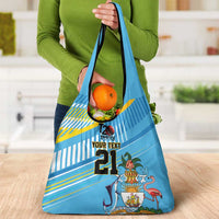 The Bahamas Cricket Custom Grocery Bag Marlin Flamingo Come On Bahamian - Wonder Print Shop