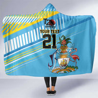 The Bahamas Cricket Custom Hooded Blanket Marlin Flamingo Come On Bahamian - Wonder Print Shop