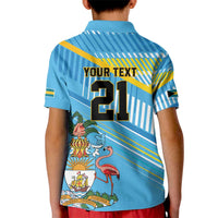 The Bahamas Cricket Custom Kid Polo Shirt Marlin Flamingo Come On Bahamian - Wonder Print Shop