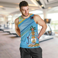 The Bahamas Cricket Custom Men Tank Top Marlin Flamingo Come On Bahamian - Wonder Print Shop