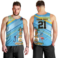 The Bahamas Cricket Custom Men Tank Top Marlin Flamingo Come On Bahamian - Wonder Print Shop