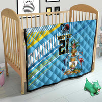 The Bahamas Cricket Custom Quilt Marlin Flamingo Come On Bahamian - Wonder Print Shop