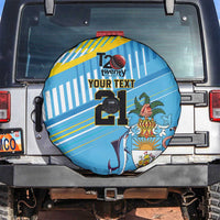 The Bahamas Cricket Custom Spare Tire Cover Marlin Flamingo Come On Bahamian - Wonder Print Shop