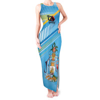 The Bahamas Cricket Custom Tank Maxi Dress Marlin Flamingo Come On Bahamian - Wonder Print Shop