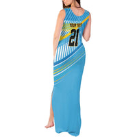 The Bahamas Cricket Custom Tank Maxi Dress Marlin Flamingo Come On Bahamian - Wonder Print Shop