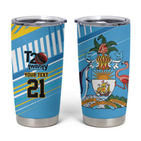 The Bahamas Cricket Custom Tumbler Cup Marlin Flamingo Come On Bahamian - Wonder Print Shop