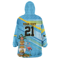 The Bahamas Cricket Custom Wearable Blanket Hoodie Marlin Flamingo Come On Bahamian - Wonder Print Shop