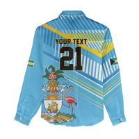 The Bahamas Cricket Custom Women Casual Shirt Marlin Flamingo Come On Bahamian - Wonder Print Shop