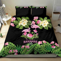 The Bahamas Flamingo Bedding Set Bahamian Tropical Flowers - Wonder Print Shop