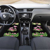 The Bahamas Flamingo Car Mats Bahamian Tropical Flowers - Wonder Print Shop