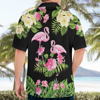 The Bahamas Flamingo Hawaiian Shirt Bahamian Tropical Flowers - Wonder Print Shop