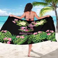 The Bahamas Flamingo Sarong Bahamian Tropical Flowers - Wonder Print Shop