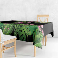 The Bahamas Flamingo Tablecloth Bahamian Tropical Flowers - Wonder Print Shop