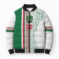 Algeria Tasqa n Umadal Custom Bomber Puffer Jacket Amazigh Desert Pattern Edition