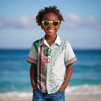 Algeria Tasqa n Umadal Custom Kid Hawaiian Shirt Amazigh Desert Pattern Edition