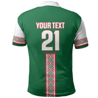 Algeria Tasqa n Umadal Custom Polo Shirt Amazigh Desert Pattern Edition