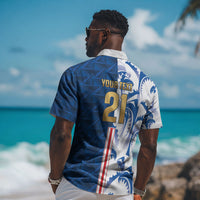 Cabo Verde Kopa di Mundu Custom Hawaiian Shirt Atlantic Waves Blue Edition LT9