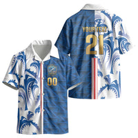 Cabo Verde Kopa di Mundu Custom Kid Hawaiian Shirt Atlantic Waves Blue Edition LT9
