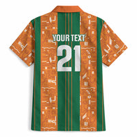 Cote d'Ivoire N'glo Wa Klo Custom Hawaiian Shirt Baoule Textile Edition