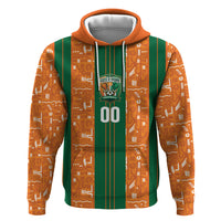 Cote d'Ivoire N'glo Wa Klo Custom Hoodie Baoule Textile Edition