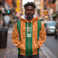 Cote d'Ivoire N'glo Wa Klo Custom Hoodie Baoule Textile Edition
