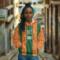 Cote d'Ivoire N'glo Wa Klo Custom Hoodie Baoule Textile Edition