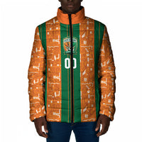 Cote d'Ivoire N'glo Wa Klo Custom Padded Jacket Baoule Textile Edition