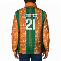 Cote d'Ivoire N'glo Wa Klo Custom Padded Jacket Baoule Textile Edition