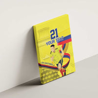 Colombia Champion Football Custom Canvas Wall Art Proud To Be Los Cafeteros LT9 - Wonder Print Shop