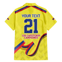 Colombia Champion Football Custom Family Matching Mermaid Dress and Hawaiian Shirt Proud To Be Los Cafeteros LT9 - Wonder Print Shop