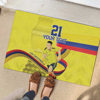 Colombia Champion Football Custom Rubber Doormat Proud To Be Los Cafeteros - Wonder Print Shop