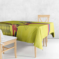 Colombia Champion Football Custom Tablecloth Proud To Be Los Cafeteros - Wonder Print Shop