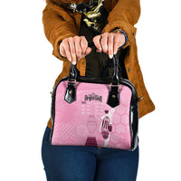 Argentina Football Custom Shoulder Handbag Campeones De la Historia - Pink Style
