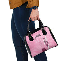 Argentina Football Custom Shoulder Handbag Campeones De la Historia - Pink Style