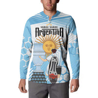 Argentina Football Button Sweatshirt Campeones De la Historia - Blue Style LT9 - Wonder Print Shop