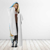 Argentina Football Custom Hooded Blanket Campeones De la Historia - Blue Style
