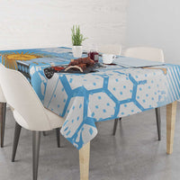 Argentina Football Tablecloth Campeones De la Historia - Blue Style - Wonder Print Shop