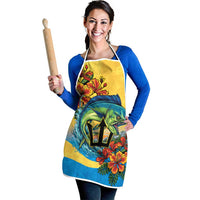 Barbados Mahi-mahi Trident Apron - Wonder Print Shop