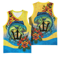 Barbados Mahi-mahi Trident Basketball Jersey - Wonder Print Shop