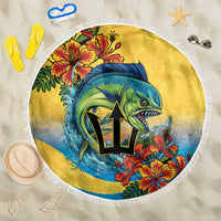 Barbados Mahi-mahi Trident Beach Blanket - Wonder Print Shop