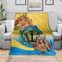 Barbados Mahi-mahi Trident Blanket - Wonder Print Shop